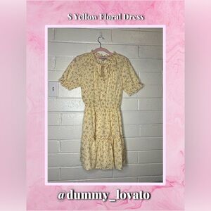 Floral Yellow Dress